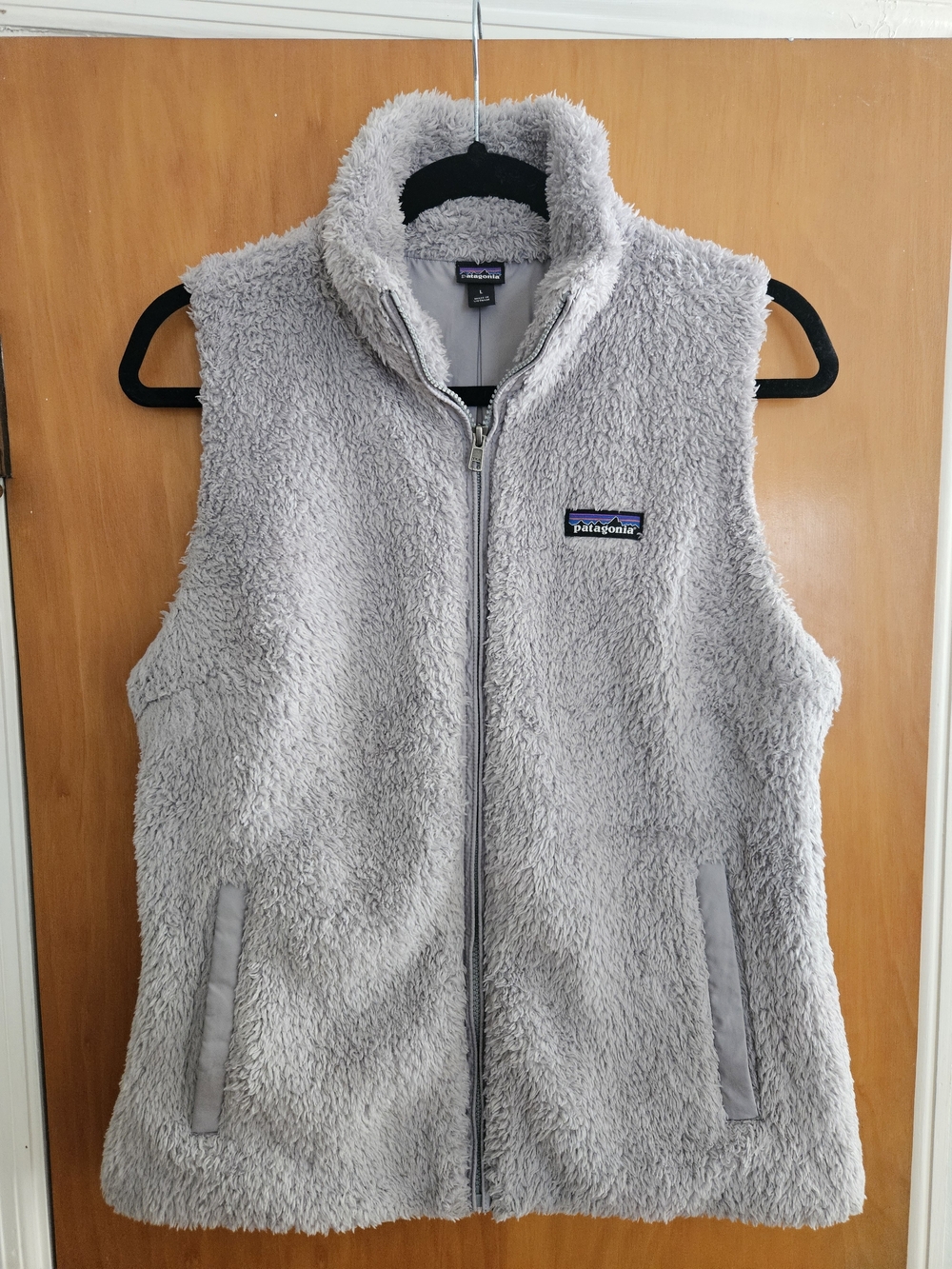 Patagonia Light Gray Vest - Plush Full-Zip